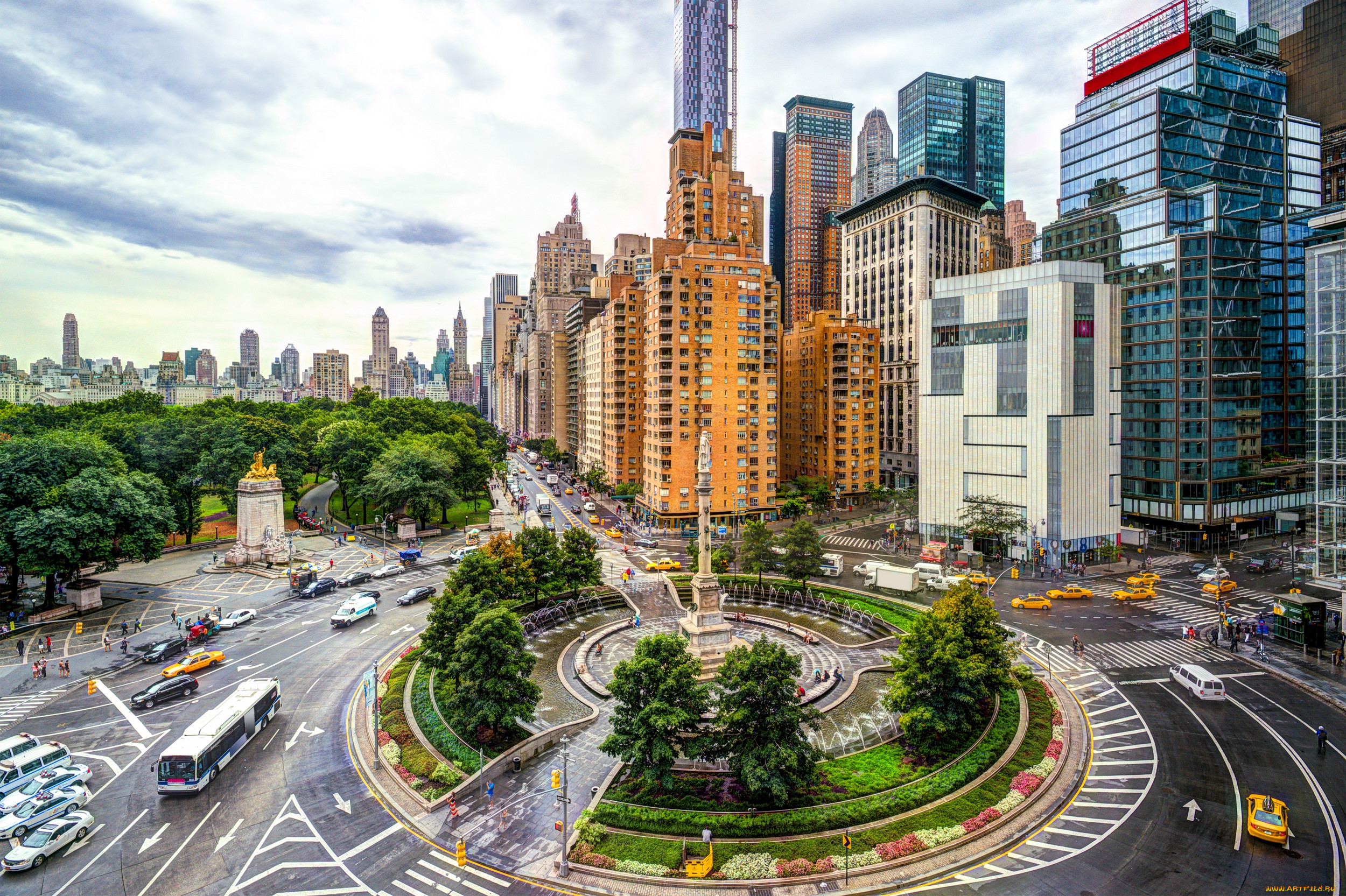 Расположенной в центре города. Columbus circle, Нью-Йорк. Площадь Колумба Нью-Йорк. Площадь Колумба (Коламбус-сёркл) в 1912. Нью-Йорк Сити Columbus circle.